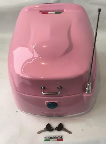 Topcase schwarz ca. 40 L Topcase mit Antenne GEPÄCK KOFFER (copy)
