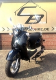 Casabike Motorroller 50 ccm, mit Euro 4  45km/h in schwarz + Gratis  Bremsscheibenschloss mit Alarmanlge  im Wert von 27,90 Euro