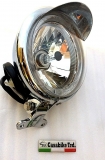 LED Scheinwerfer Mit H4 Lampe + mit Lampenschirm für Retro Roller vorne